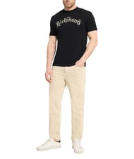 JOHN RICHMOND PALGI Tricou cu m&acirc;necă scurtă negru/negru - tricou - 4