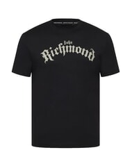 JOHN RICHMOND PALGI Tricou cu m&acirc;necă scurtă negru/negru - tricou - 5