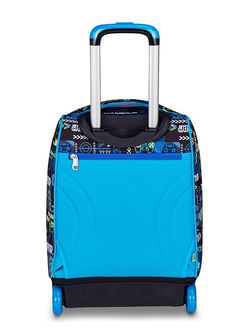 FACCE DA SJ Rucsac cu cărucior FIERY RED - Rucsacuri cu role