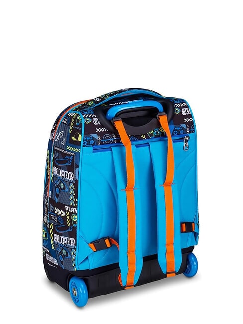 FACCE DA SJ Rucsac cu cărucior FIERY RED - Rucsacuri cu role