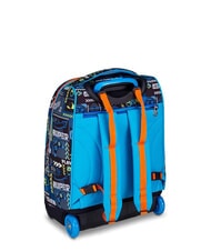 SJGANG FACCE DA SJ Rucsac cu cărucior FIERY RED - Rucsacuri cu role - 3