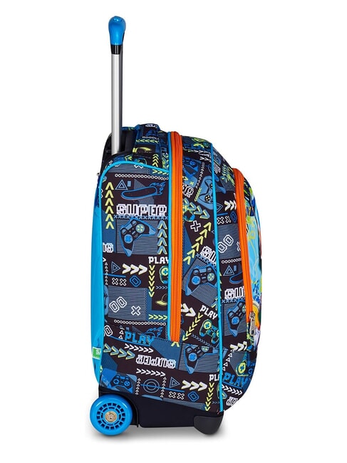 FACCE DA SJ Rucsac cu cărucior FIERY RED - Rucsacuri cu role