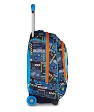 SJGANG FACCE DA SJ Rucsac cu cărucior FIERY RED - Rucsacuri cu role - 5