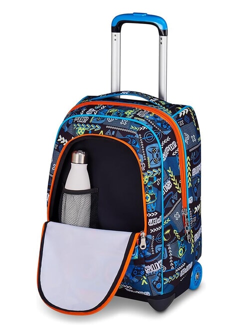 FACCE DA SJ Rucsac cu cărucior FIERY RED - Rucsacuri cu role