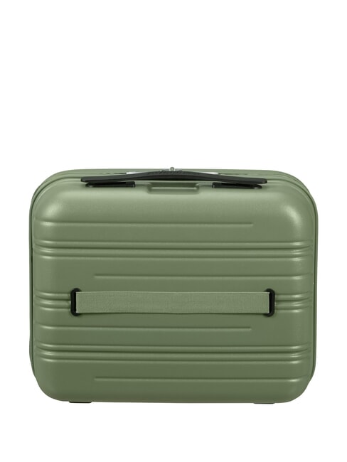 HIGH TURN Trusă cosmetică rigidă cu curea de umăr kaki salvie mat - Truse de toaletă