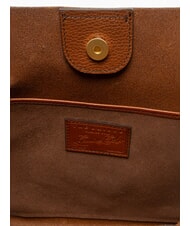 THE BRIDGE CORE SOFT Geantă de cumpărături din piele BROWN - Genți femei - 5