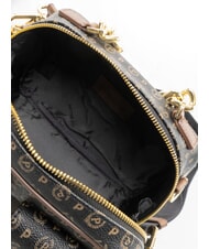 POLLINI HERITAGE Geanta de mana cu buzunare negru maro - Genți femei - 4