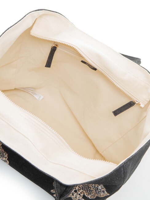 PLENTIA Geantă de cumpărături de umăr BLACK - Genți femei