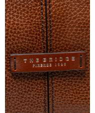 THE BRIDGE BIAGIO Rucsac din piele, suport pentru laptop de 13" maro 14/ruteniu paladiu - Rucsacuri pentru școală și timp liber - 3