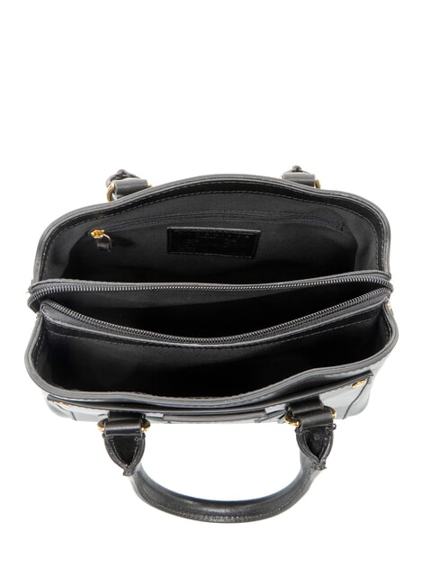 CECILIA Geantă de m&acirc;nă, cu curea de umăr Negru de aur - Genți femei