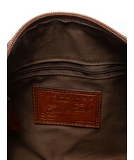 THE BRIDGE CECILIA Geantă de umăr, din piele BROWN - Genți femei - 5