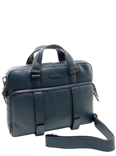 MODUS RESTYLING Servieta din piele pentru pc 14" albastru - Serviete birou