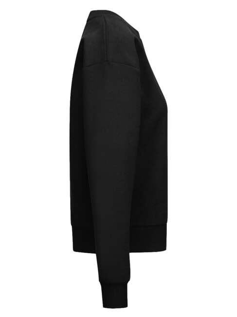 LOGO Hanorac cu guler rotund negru - Hanorace pentru femei