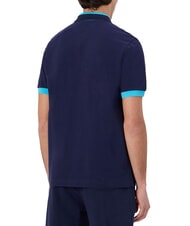 KAPPA LOGO Tricou polo cu m&acirc;necă scurtă albastru marin - neon b - maiou Polo - 4