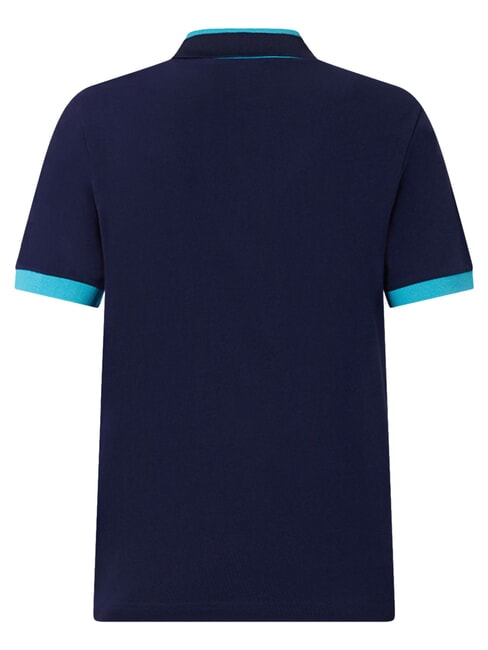 LOGO Tricou polo cu m&acirc;necă scurtă albastru marin - neon b - maiou Polo