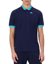 KAPPA LOGO Tricou polo cu m&acirc;necă scurtă albastru marin - neon b - maiou Polo - 3