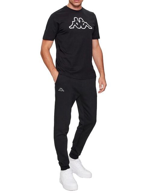 LOGO Tricou cu m&acirc;necă scurtă negru - tricou