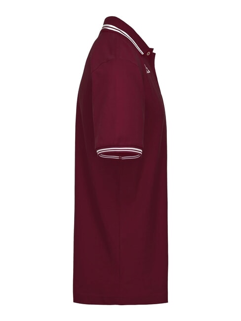 LOGO Tricou polo cu m&acirc;necă scurtă dalie roșie - maiou Polo