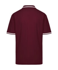 KAPPA LOGO Tricou polo cu m&acirc;necă scurtă dalie roșie - maiou Polo - 3