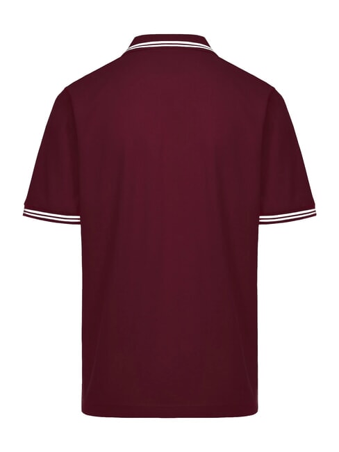 LOGO Tricou polo cu m&acirc;necă scurtă dalie roșie - maiou Polo