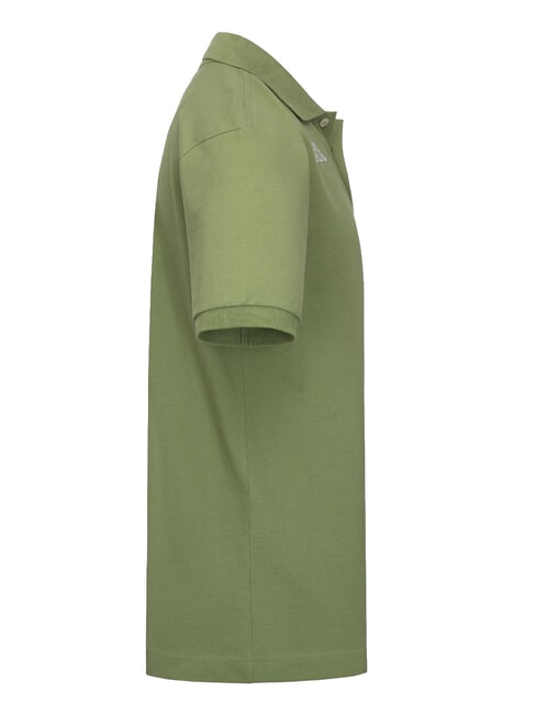 LOGO Tricou polo cu m&acirc;necă scurtă broască țestoasă verde - maiou Polo