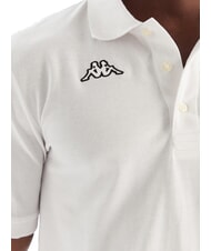 KAPPA LOGO Tricou polo cu m&acirc;necă scurtă alb - maiou Polo - 2