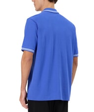 KAPPA LOGO Tricou polo cu m&acirc;necă scurtă albastru regal - alb - maiou Polo - 4