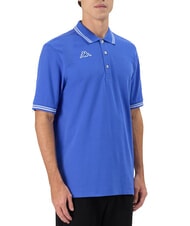 KAPPA LOGO Tricou polo cu m&acirc;necă scurtă albastru regal - alb - maiou Polo - 2