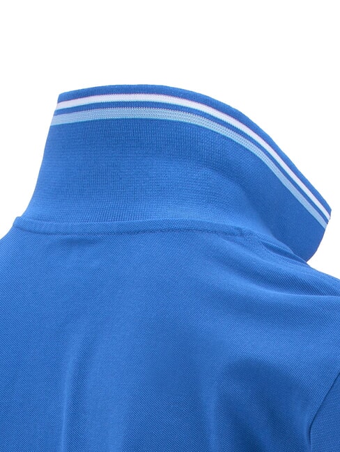 LOGO Tricou polo cu m&acirc;necă scurtă albastru regal - alb - maiou Polo