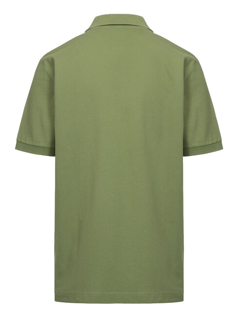 LOGO Tricou polo cu m&acirc;necă scurtă broască țestoasă verde - maiou Polo