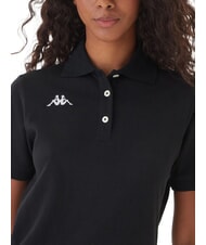 KAPPA LOGO Tricou polo cu m&acirc;necă scurtă negru - maiou Polo - 2