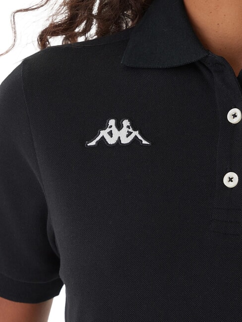 LOGO Tricou polo cu m&acirc;necă scurtă negru - maiou Polo