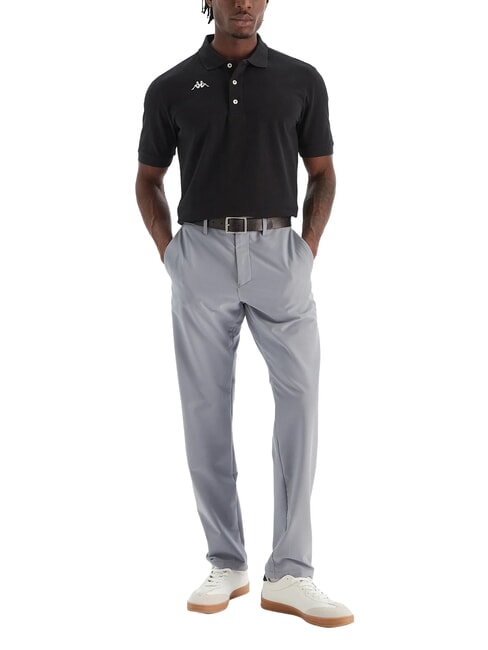 LOGO Tricou polo cu m&acirc;necă scurtă negru - maiou Polo