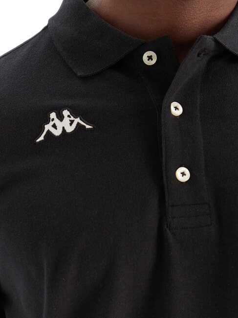LOGO Tricou polo cu m&acirc;necă scurtă negru - maiou Polo