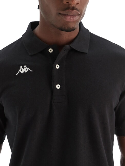 LOGO Tricou polo cu m&acirc;necă scurtă negru - maiou Polo