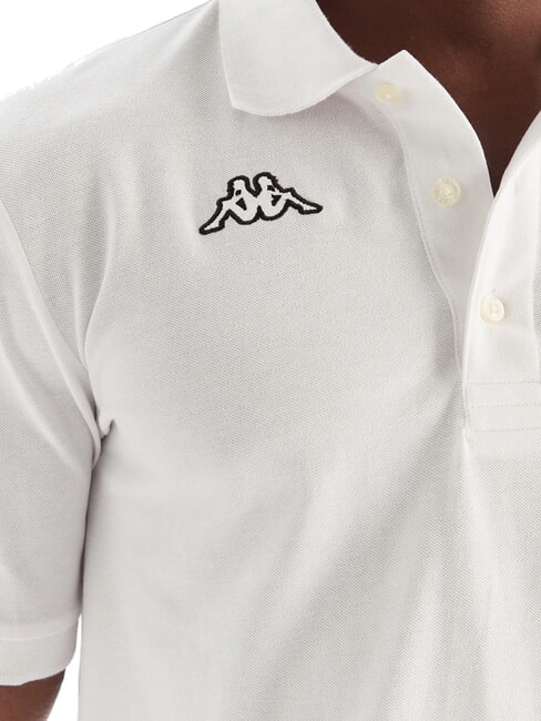 LOGO Tricou polo cu m&acirc;necă scurtă alb - maiou Polo