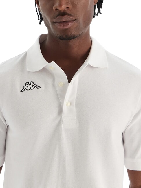 LOGO Tricou polo cu m&acirc;necă scurtă alb - maiou Polo