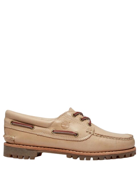 AUTHENTIC Pantofi din piele &icirc;ntoarsă bej mediu - Pantofi femei