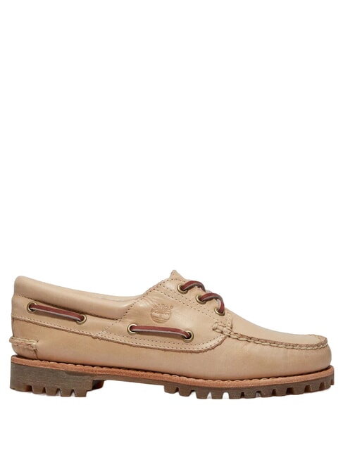 AUTHENTIC Pantofi din piele &icirc;ntoarsă bej mediu - Pantofi femei