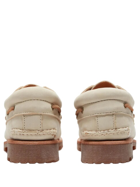 AUTHENTIC  Pantofi de barcă din piele bej deschis - Pantofi bărbați