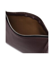 GIANNI CHIARINI HERMY Geantă de umăr din piele cu curea de m&acirc;nă castor-de-prune - Genți femei - 5