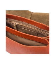 GIANNI CHIARINI HELENA ROUND Geanta din piele cu curea dubla de umar coral - Genți femei - 5