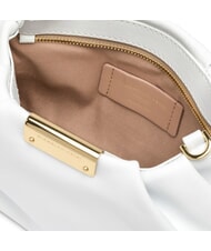 GIANNI CHIARINI PERLA Geanta clutch din piele cu lant alb - Genți femei - 5