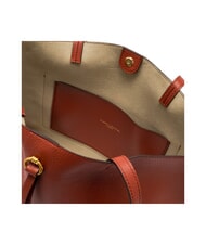 GIANNI CHIARINI EGLE Geantă de cumpărături de umăr roșu cărămiziu - Genți femei - 5