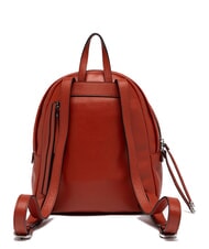 GIANNI CHIARINI EMANUELA Rucsac din piele roșu cărămiziu - Genți femei - 3