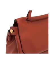 GIANNI CHIARINI OTTAVIA Geantă de piele roșu cărămiziu - Genți femei - 4