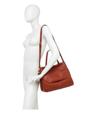 GIANNI CHIARINI OTTAVIA Geantă de piele roșu cărămiziu - Genți femei - 6