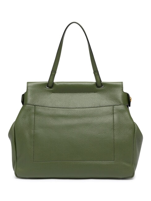 OTTAVIA Geantă de piele foc ad&acirc;nc - Genți femei