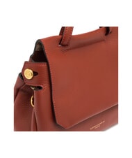 GIANNI CHIARINI OTTAVIA Geantă din piele fabricată &icirc;n Italia roșu cărămiziu - Genți femei - 4