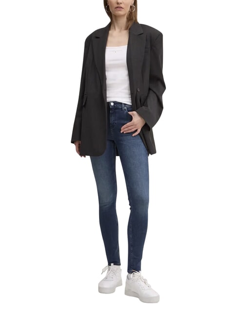 TH JEANS Blugi slim denim &icirc;nchis - Jeans